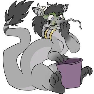 Video sticker 🤮 Kit Dragon