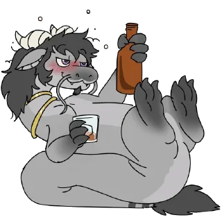 Telegram sticker 🥃 Kit Dragon