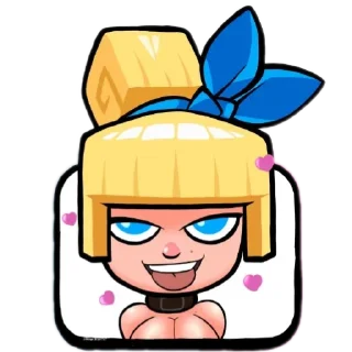Sticker ❤ Clash Royale emote +18