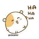 Telegram stiker 🤣 Hamster Bean 🐹@MochaStickers