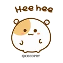 Telegram stiker 😂 Hamster Bean 🐹@MochaStickers