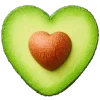 Sticker 🥑 HEART 🖤 @cute_enot_art