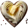 Sticker 🧁 HEART 🖤 @cute_enot_art