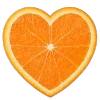 Sticker 🍊 HEART 🖤 @cute_enot_art