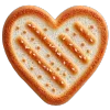 Sticker 🍞 HEART 🖤 @cute_enot_art