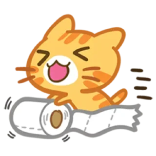 Telegram sticker 😆 😸 Meow 😸 @StickersPackRobot