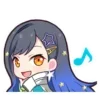 Sticker 🎶 🪄 секай емоткі 1/2 🎀 @nalipemoji