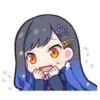 Sticker 😰 🪄 секай емоткі 1/2 🎀 @nalipemoji