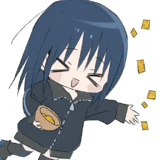 Telegram sticker 😆 Индиго-тян @Nyasticks