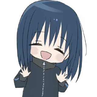 Telegram sticker 🤗 Индиго-тян @Nyasticks