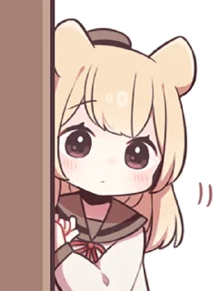 Video sticker 👀 hamstar-girl by sazi@LINE