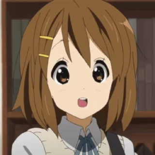 Telegram sticker 🙂 yui hirasawa gif :: @fStikBot