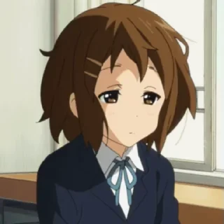 Telegram sticker 😕 yui hirasawa gif :: @fStikBot