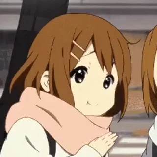 Telegram sticker 😏 yui hirasawa gif :: @fStikBot