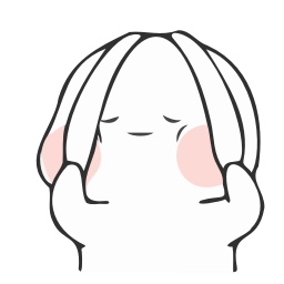 Sticker 😒 Rabbit @stickersbag