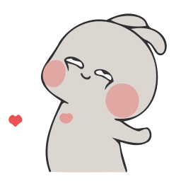Telegram stiker 🥰 Rabbit @stickersbag