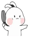 Video sticker 😂 Rabbit @stickersbag