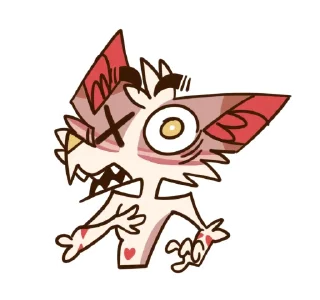 Telegram sticker 🫨 Marbles the cat🫧💕