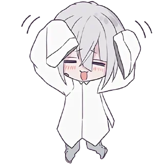 Телеграм стикер 🤗 Тестовый объект-кун 3 @nyasticks