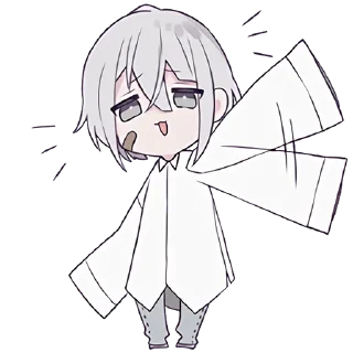 Sticker 👋 Тестовый объект-кун 3 @nyasticks