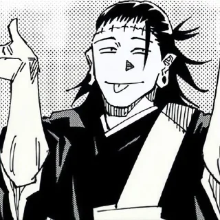 Telegram sticker 🌟 Гето х Кен:by @BlueLocksticker :: @fStikBot