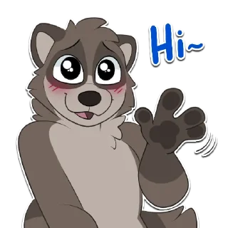 Video sticker 👋 Waschbaerkebab