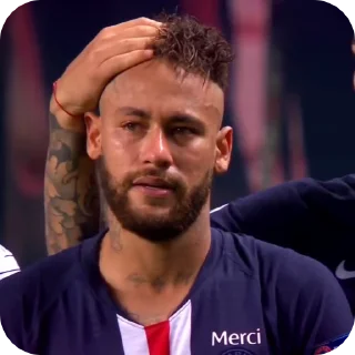 Telegram sticker 😓 Neymar Jr by @cristianovskiy :: @fStikBot)