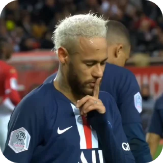Sticker 🤫 Neymar Jr by @cristianovskiy :: @fStikBot)