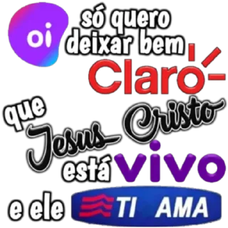 Телеграм стикер 😁 OiTimVivo