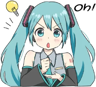 Video sticker 💡 Hatsune Miku