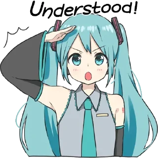 Video sticker 👍 Hatsune Miku