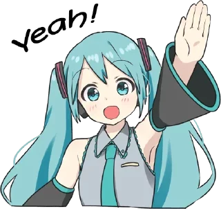 Telegram sticker 👍 Hatsune Miku