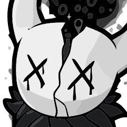 Sticker 😵 Hollow Knight (@ShoutoEmoji)