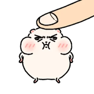 Sticker ⭐ 햄붕아 인상 좀 펴라 @moe_sticker_bot