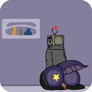 Sticker 🥵 Шизуля(@Krapifax)ваши и мои работы