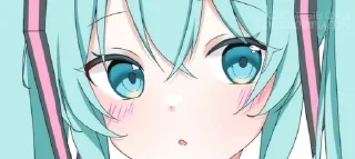Video sticker 😮 :     ° @bezdomnyefei °     :    [ Hatsune Miku ]