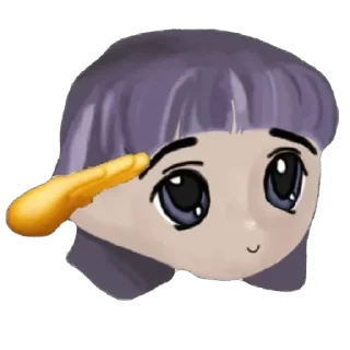 Telegram sticker 🫥 Remilia Japan