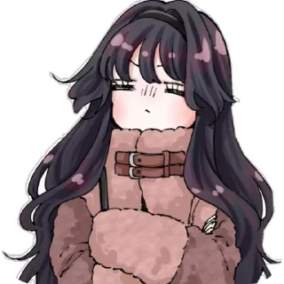 Telegram sticker 😒 Cute girlfriend