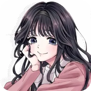 Sticker 👍 Cute girlfriend