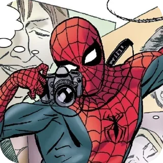 Telegram sticker 📸 Spider man @zatmenienochi