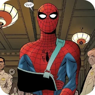 Telegram sticker 😘 Spider man @zatmenienochi