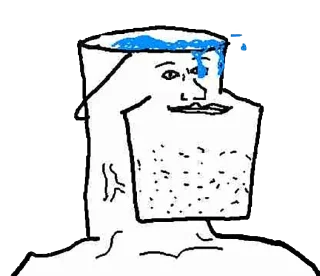 Sticker 💀 Brainlet