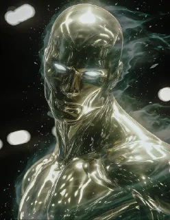 Telegram sticker 🤩 silver surfer @ckladstikerov7