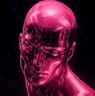 Telegram sticker 🤩 silver surfer @ckladstikerov7