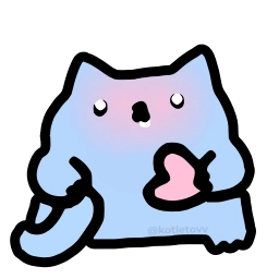 Telegram sticker 😍 Nub Nub Cat @motletovvemoji