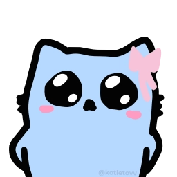 Telegram sticker 🎀 Nub Nub Cat @motletovvemoji