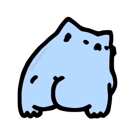 Telegram sticker 🍑 Nub Nub Cat @motletovvemoji