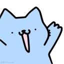 Video sticker 🥳 Nub Nub Cat @motletovvemoji