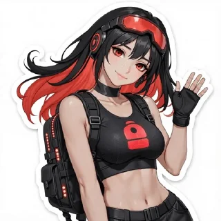 Video sticker 🌟 backpackgirl