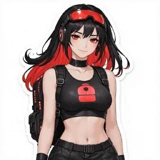 Telegram sticker 🌟 backpackgirl